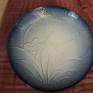 Orchid, new plate with raised orchids